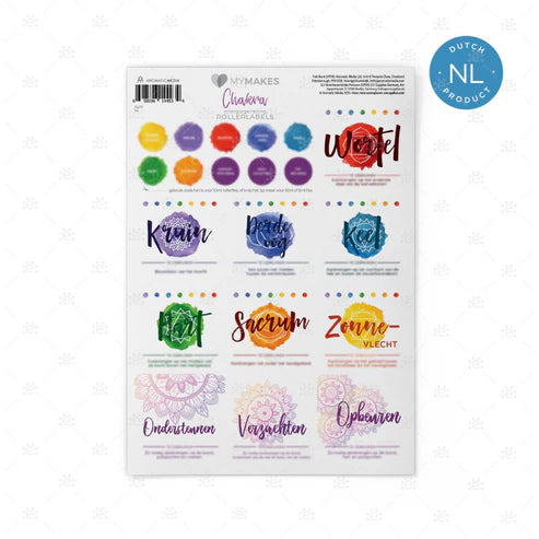 Pre order: MyMakes Labels: Chakra Energy Healing (Nederlands)