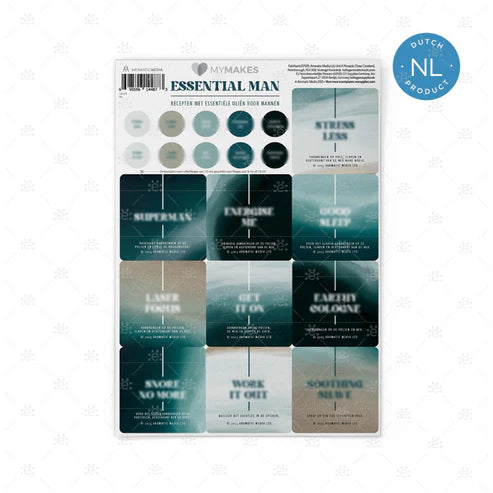 Pre order: MyMakes Labels: Essential Man (Nederlands)