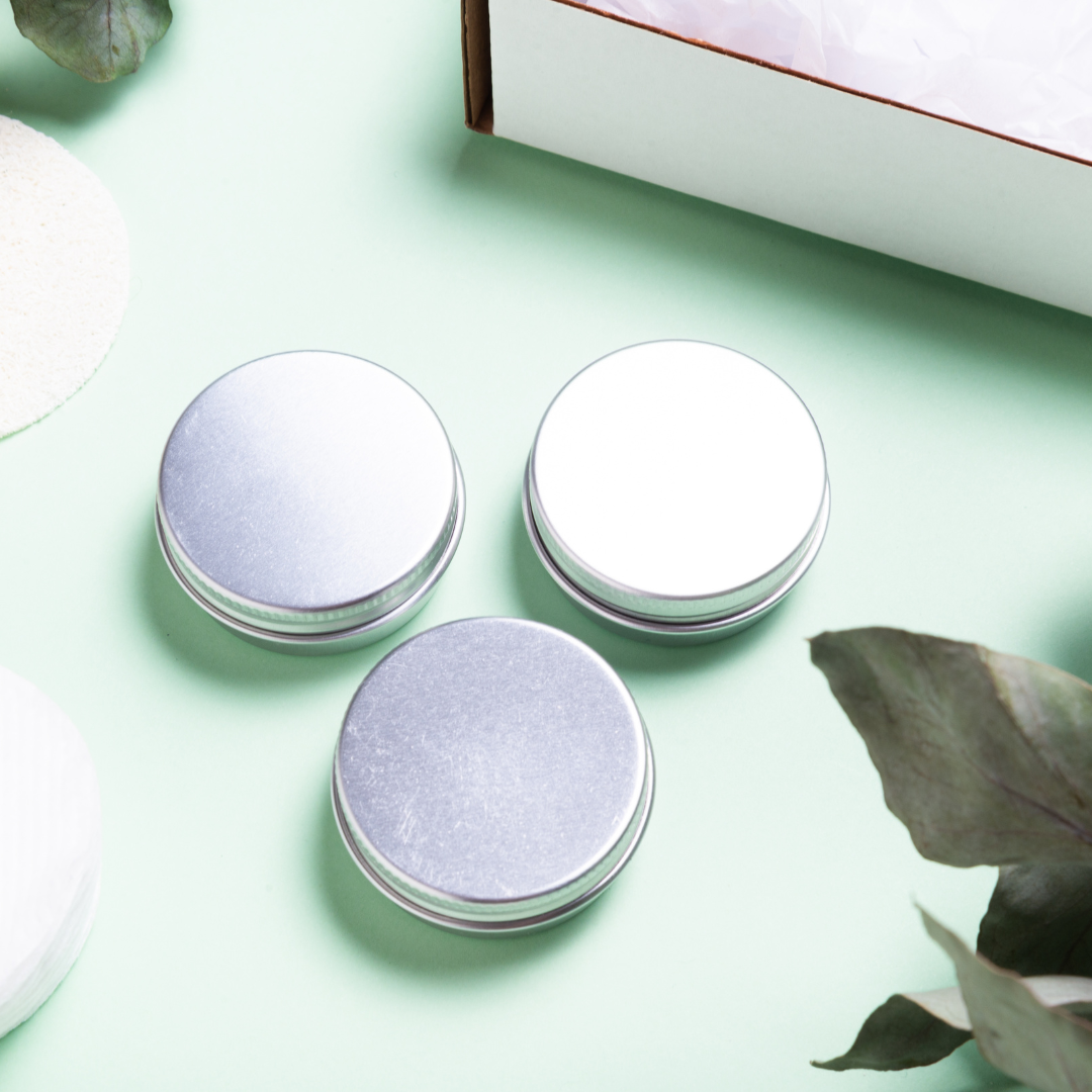Récipient Zilveren / Blik Aluminium 30 ml (2 pièces)