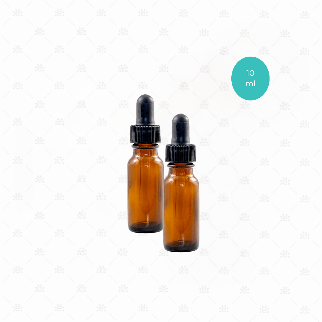 Ambre 1 ml compte-gouttes/pipette Flessen (5 pièces)