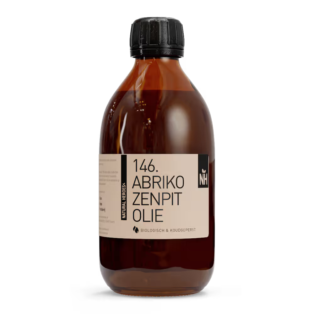 Natural Heroes 146. Abrikozenpit olie (Biologisch & koudgeperst) 300 ml
