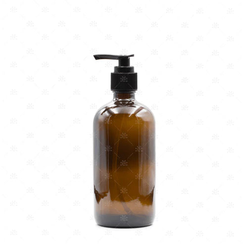 500 ml Amber Glazen Pomp Fles