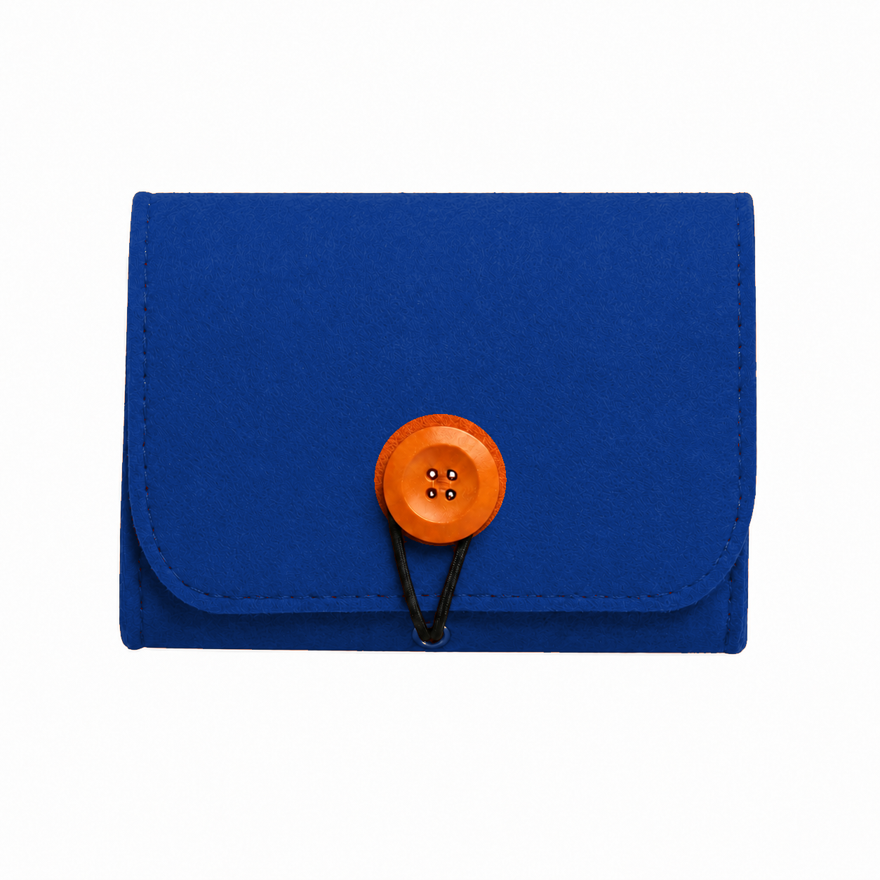Donker Blauwe Roll-On Etui van Vilt – Praktisch, Compact & Stijlvol