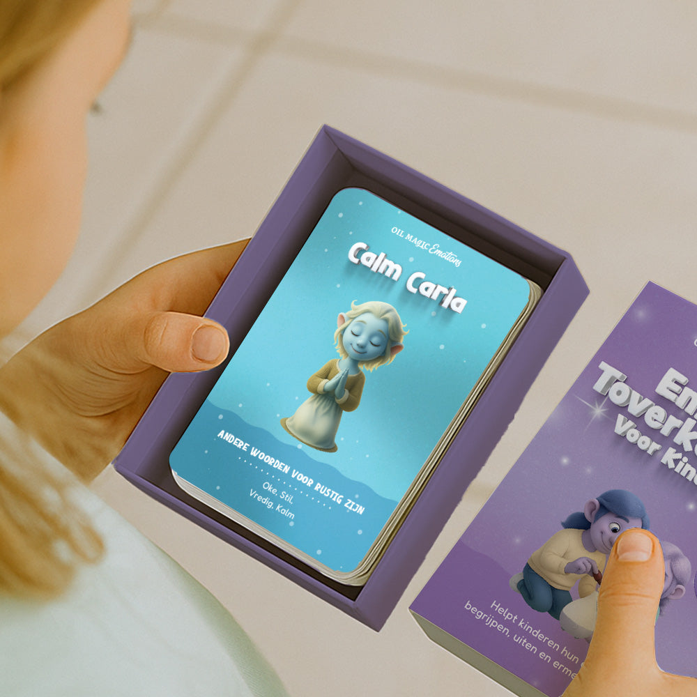 PRE SALE: OIL MAGIC Emotie Toverkaarten voor kinderen (Nederlands, Engels of Frans)