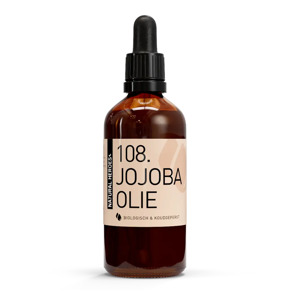 Héros naturels 108. Huile de jojoba (Biologisch en Koudgeperst)