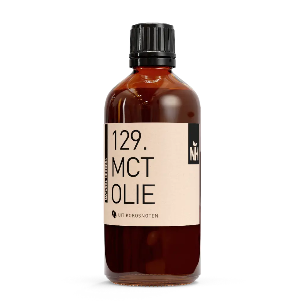 Natural Heroes 129. MCT Olie / Gefractioneerde Kokosolie (qualité alimentaire)