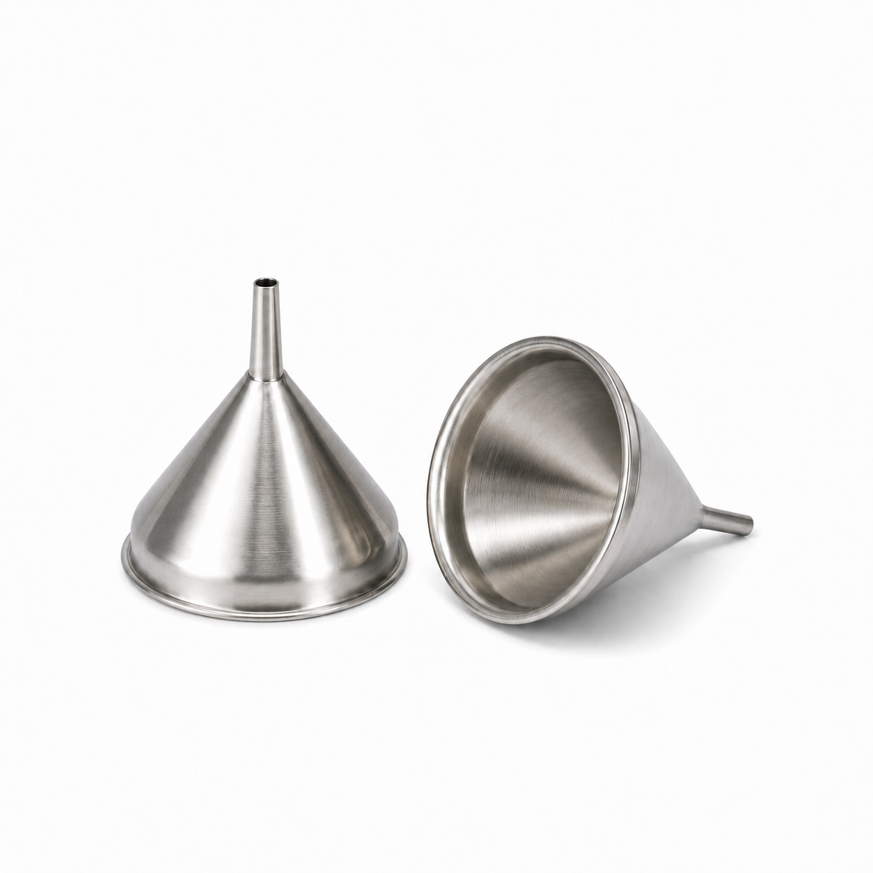 Stalen Trechters – smalle hals (2 stuks)