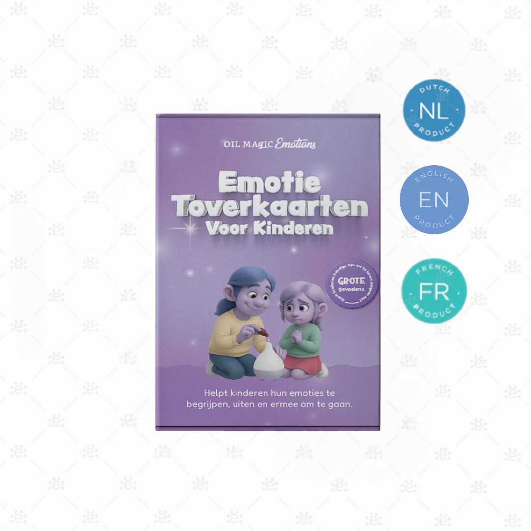 PRE SALE: OIL MAGIC Emotie Toverkaarten voor kinderen (Nederlands, Engels of Frans)