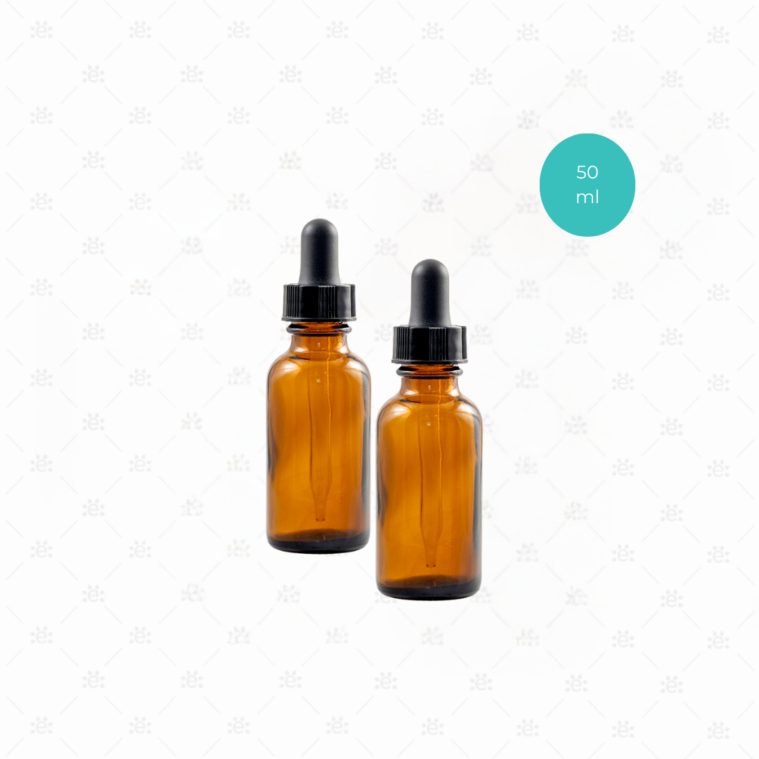Ambre 1 ml compte-gouttes/pipette Flessen (5 pièces)