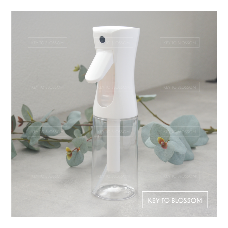 200ml Transparante Kunststof Fles met Sprayverstuiver - Blanc