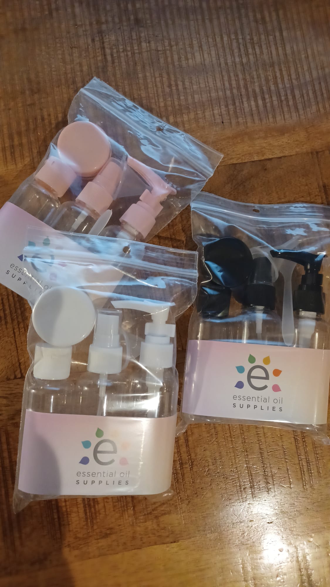 Reisset 6-delig - Roze, Zwart of Wit