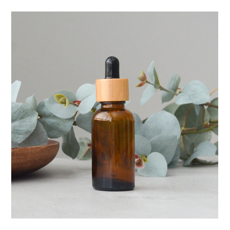 30 ml Amber Fles - Pipet Bamboe (2 stuks)