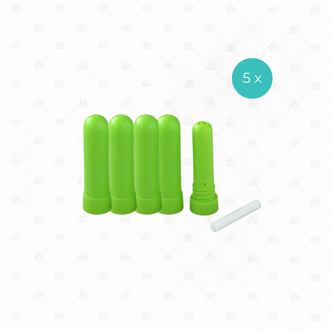 Groene Neusinhalers (5 stuks)