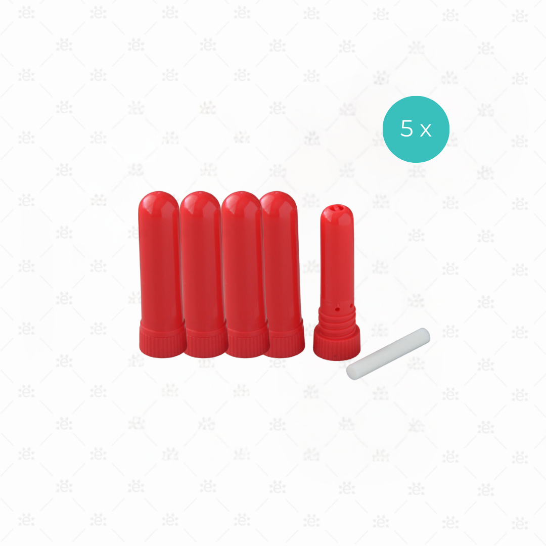 Rode Neusinhalers (5 stuks)