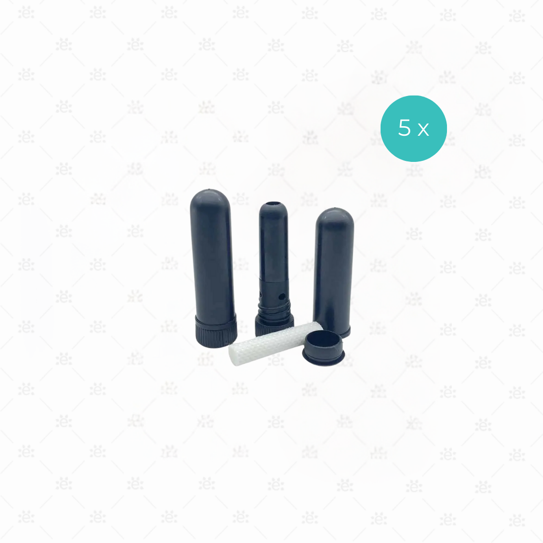 Zwarte Neusinhalers (5 stuks)