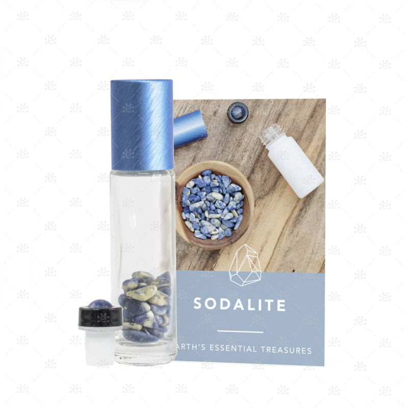 sodalite gemstone roller bottle 10ml set