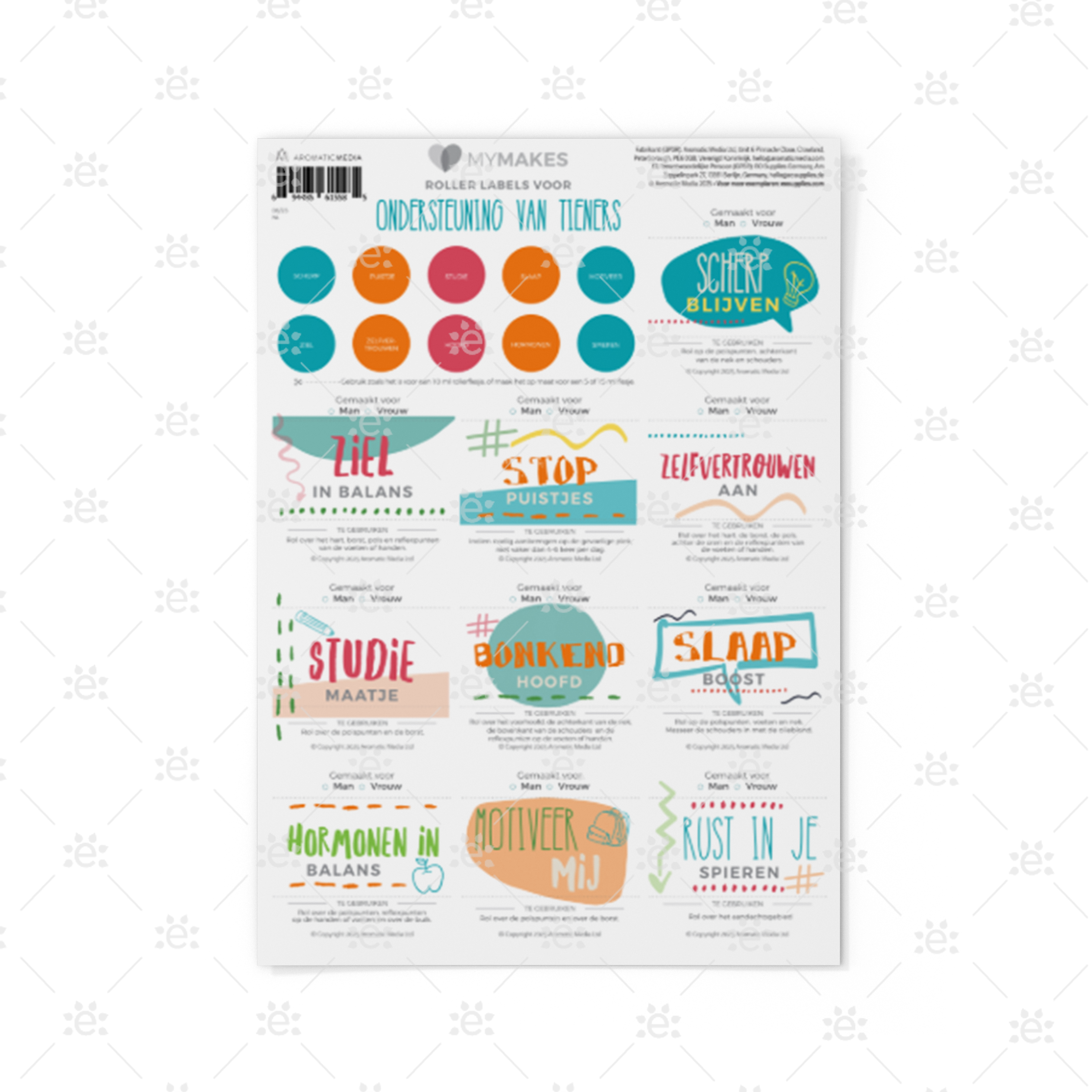 MyMakes Labels: Ondersteuning van Tieners - NEDERLANDS